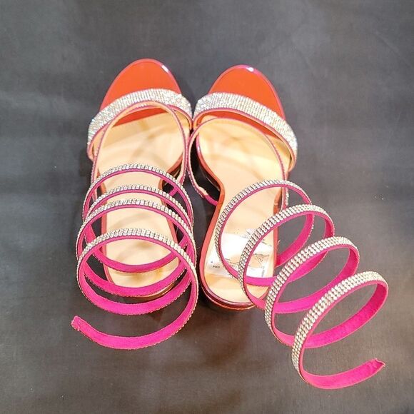 BRAND NEW WILD DIVA LOUNGS RHINESTONES EMBELLISHMENTS SANDAL G1 - Picture 5 of 15